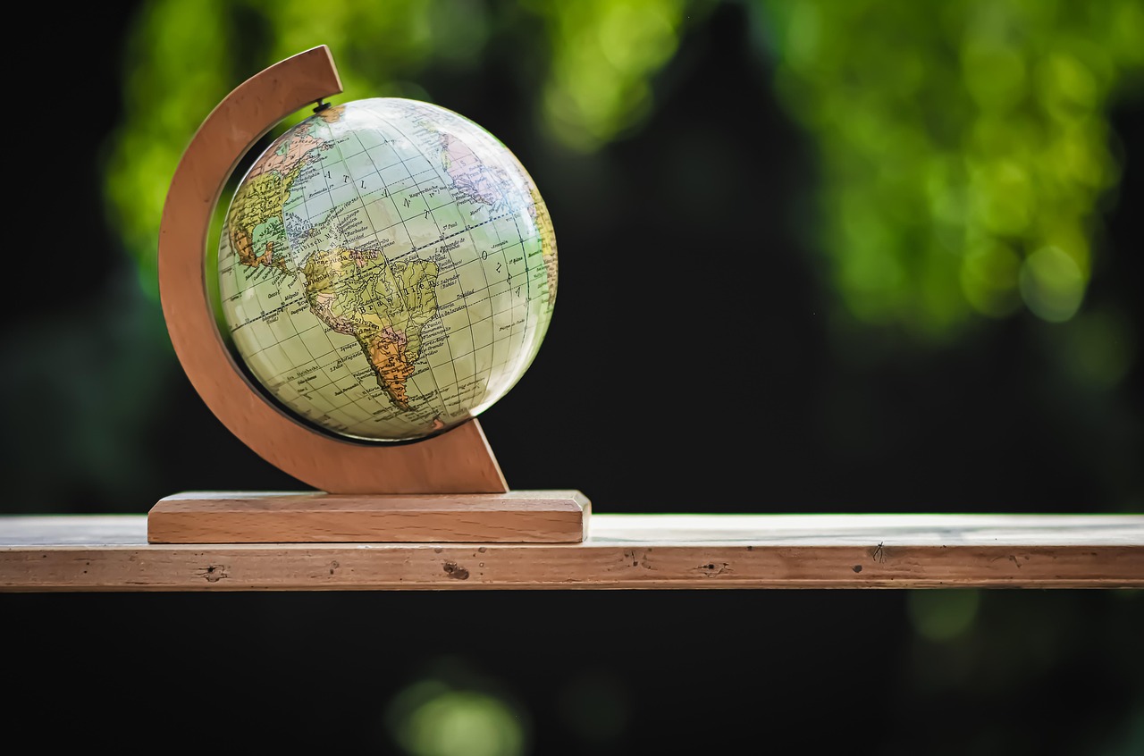 World globe with indications of where Power Bank operates